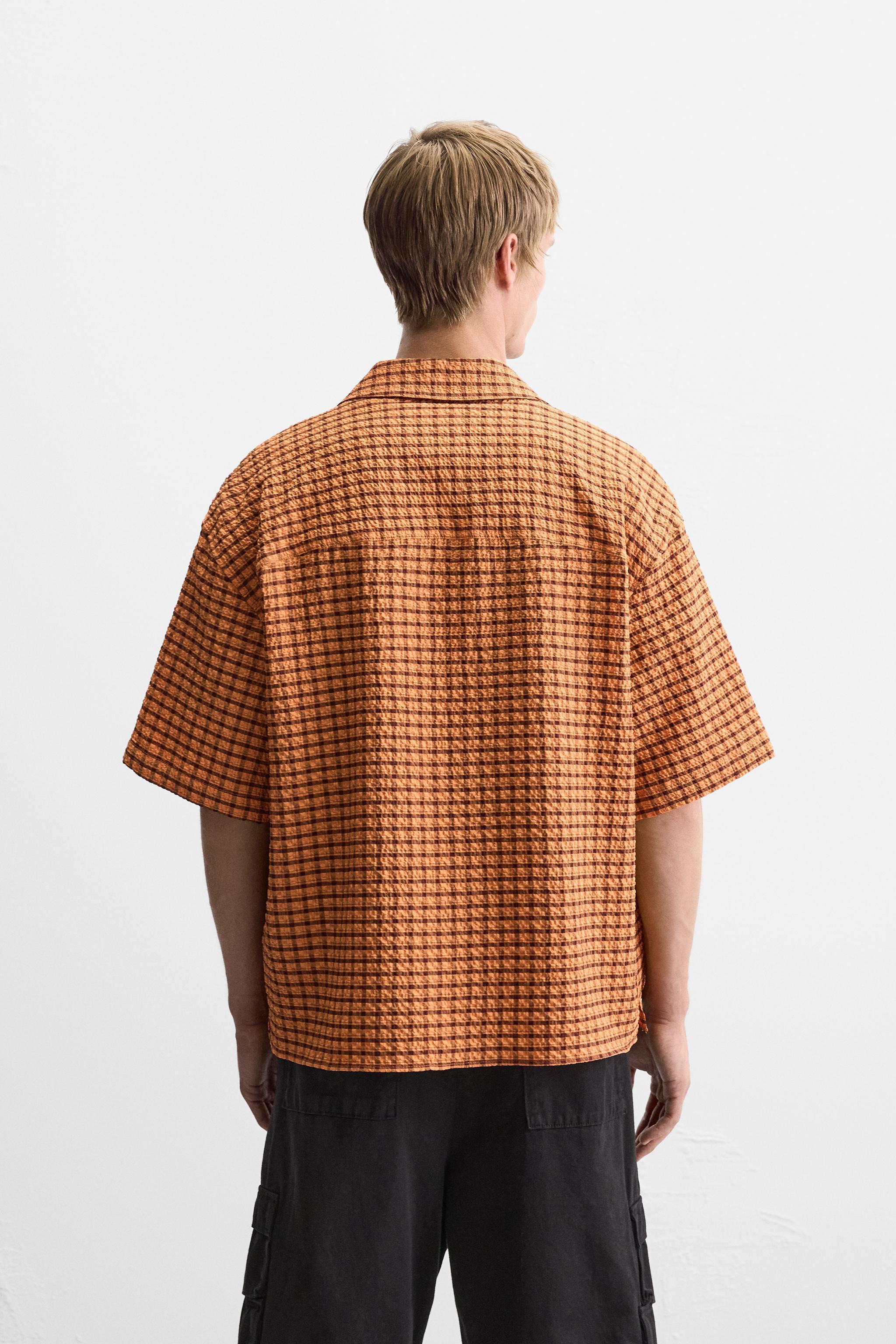 CHECKERED SEERSUCKER SHIRT Product Image