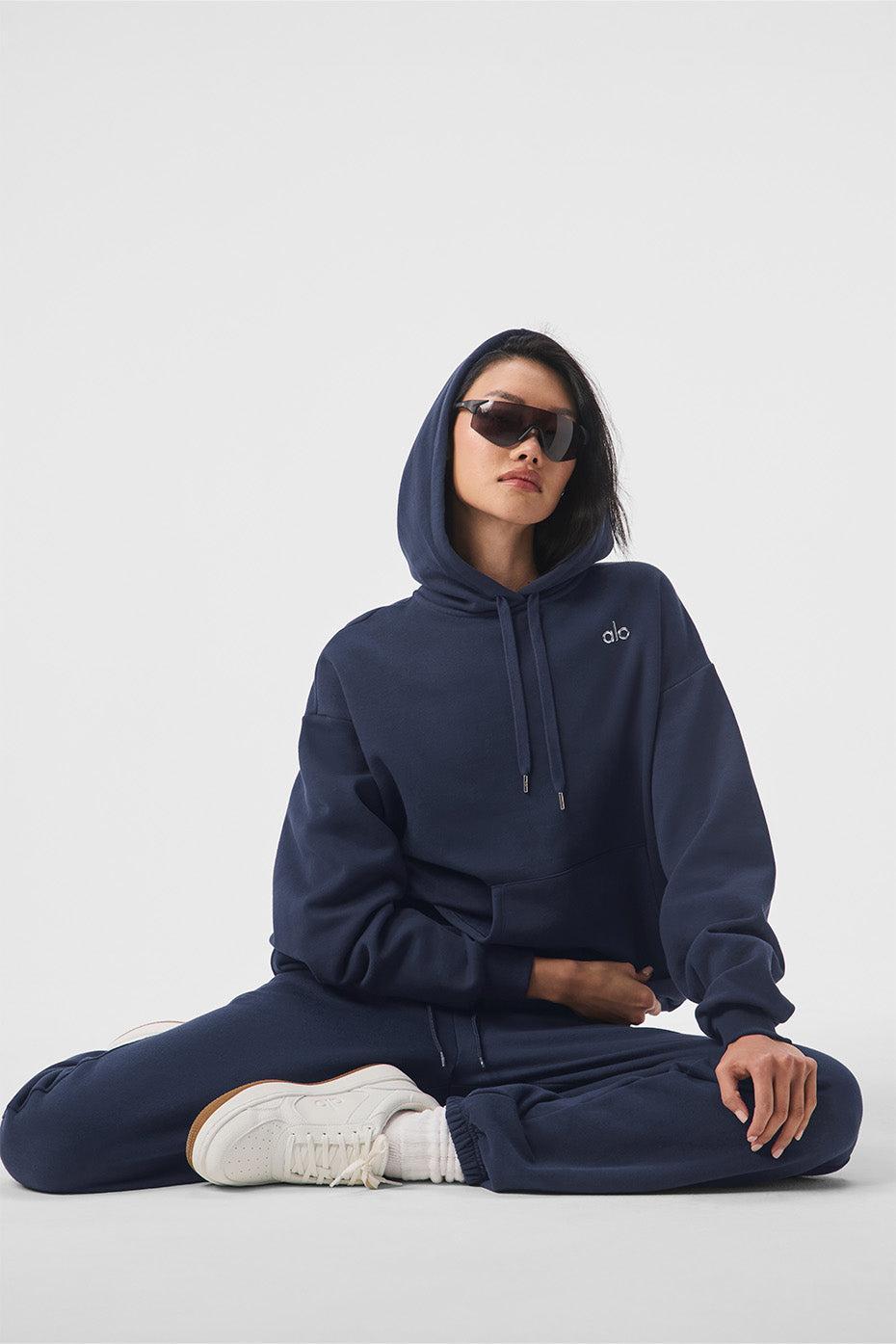 Alo Yoga | Accolade Hoodie Blue Product Image