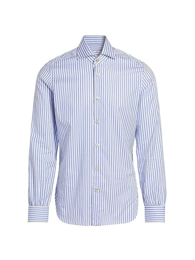 Mens Striped Cotton Shirt Product Image