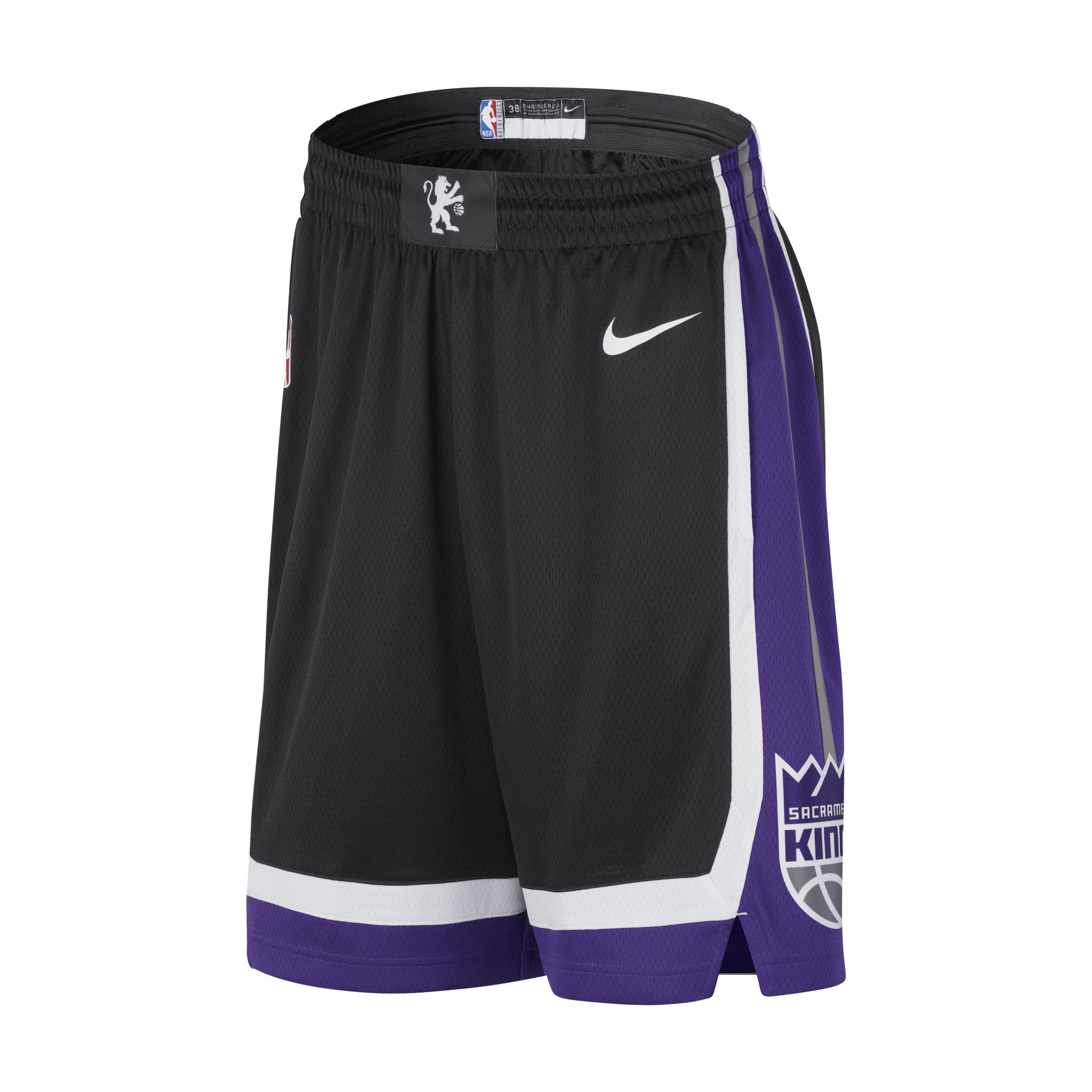 Mens Nike Black Sacramento Kings Swingman Icon Edition Shorts Product Image