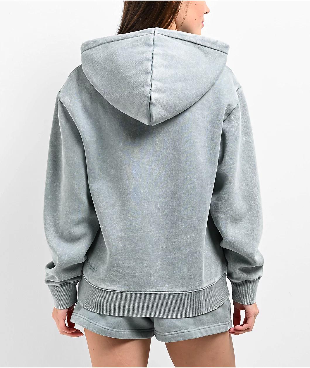 Ninth Hall Fundamentals Oso Blue Wash Relaxed Hoodie Product Image