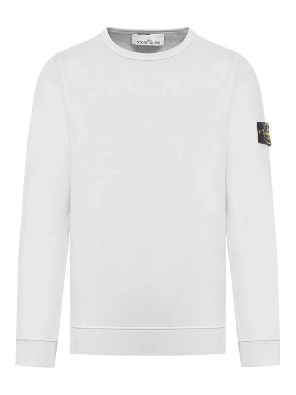 Logo Patch Crewneck Sweatshirt In Gris Product Image