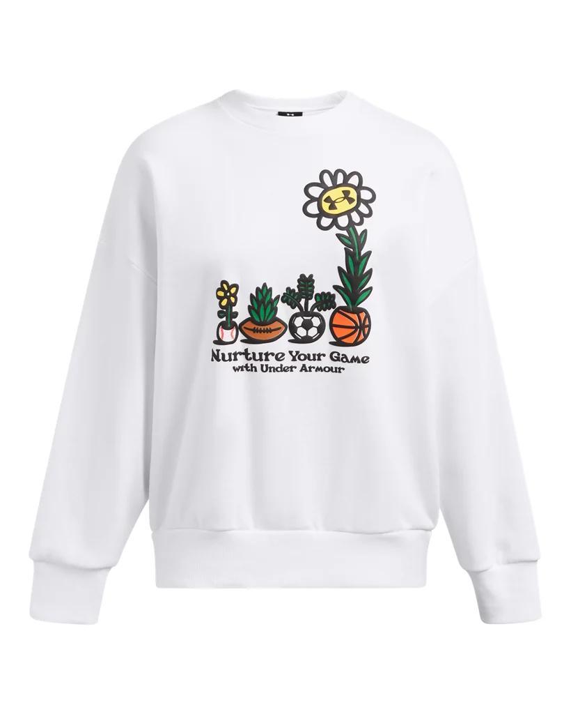 Women's UA Icon Heavyweight Terry Oversized Crew Product Image