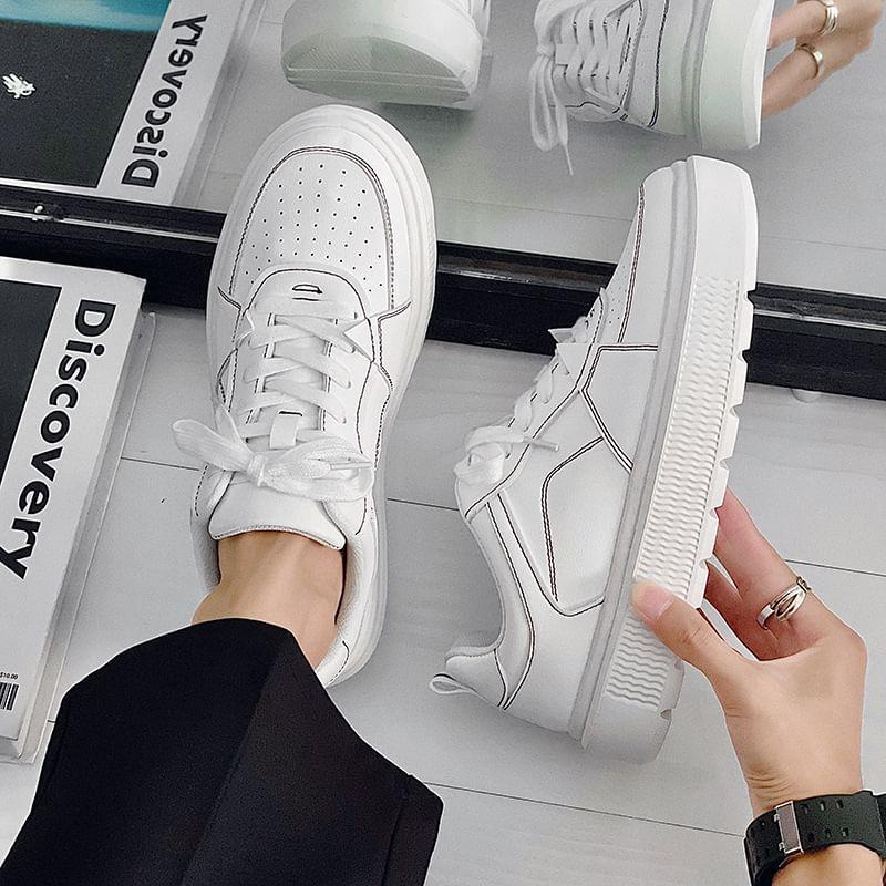 Platform Panel Sneakers Product Image