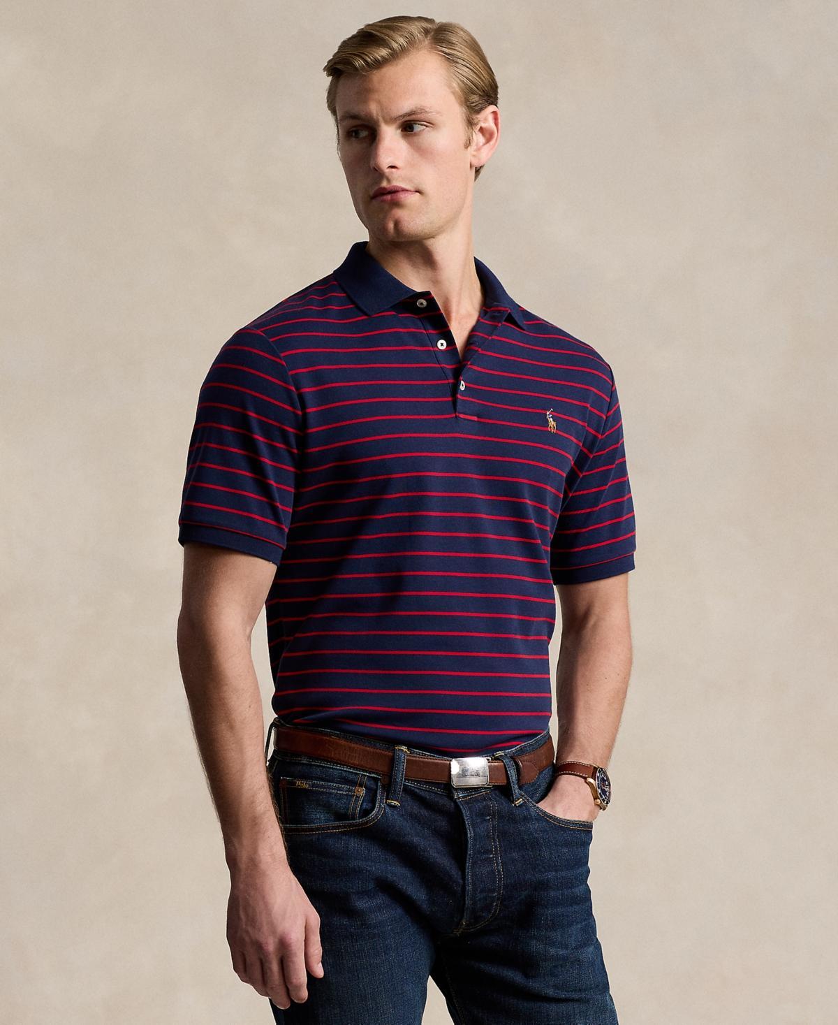 Polo Ralph Lauren Mens Classic-Fit Polo Bear Mesh Polo Shirt Product Image