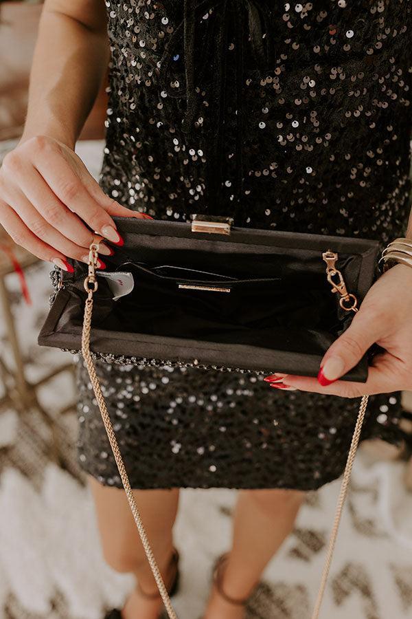 Black Tie Affair Beaded Purse Product Image