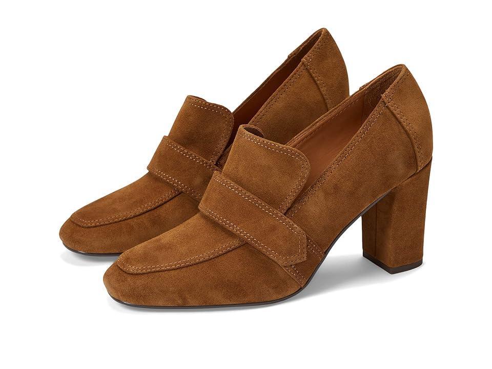 Johnston & Murphy Charlotte Loafer (Whiskey Suede) Women's Shoes Product Image