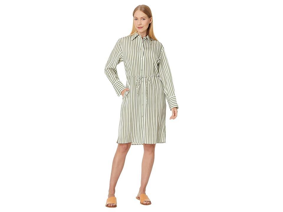 Vince Coast Stripe Tie Waist Shirtdress Product Image