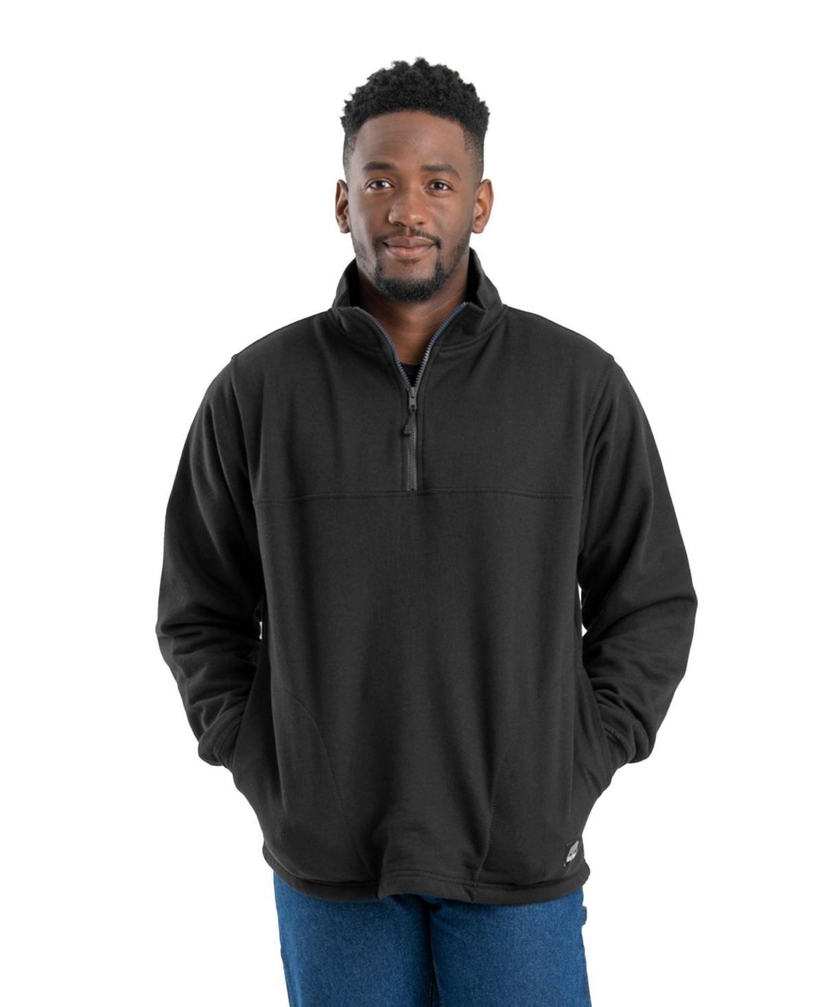 Mens Heritage Thermal-Lined Quarter-Zip Sweatshirt Big & Tall Product Image