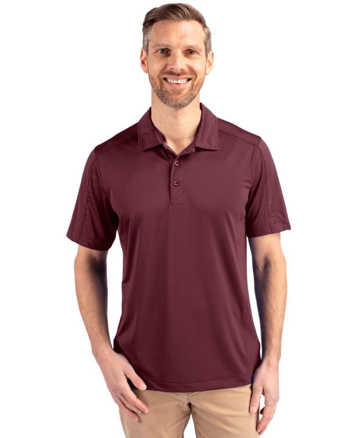 Cutter & Buck Mens Prospect Textured Stretch Polo Shirt Product Image