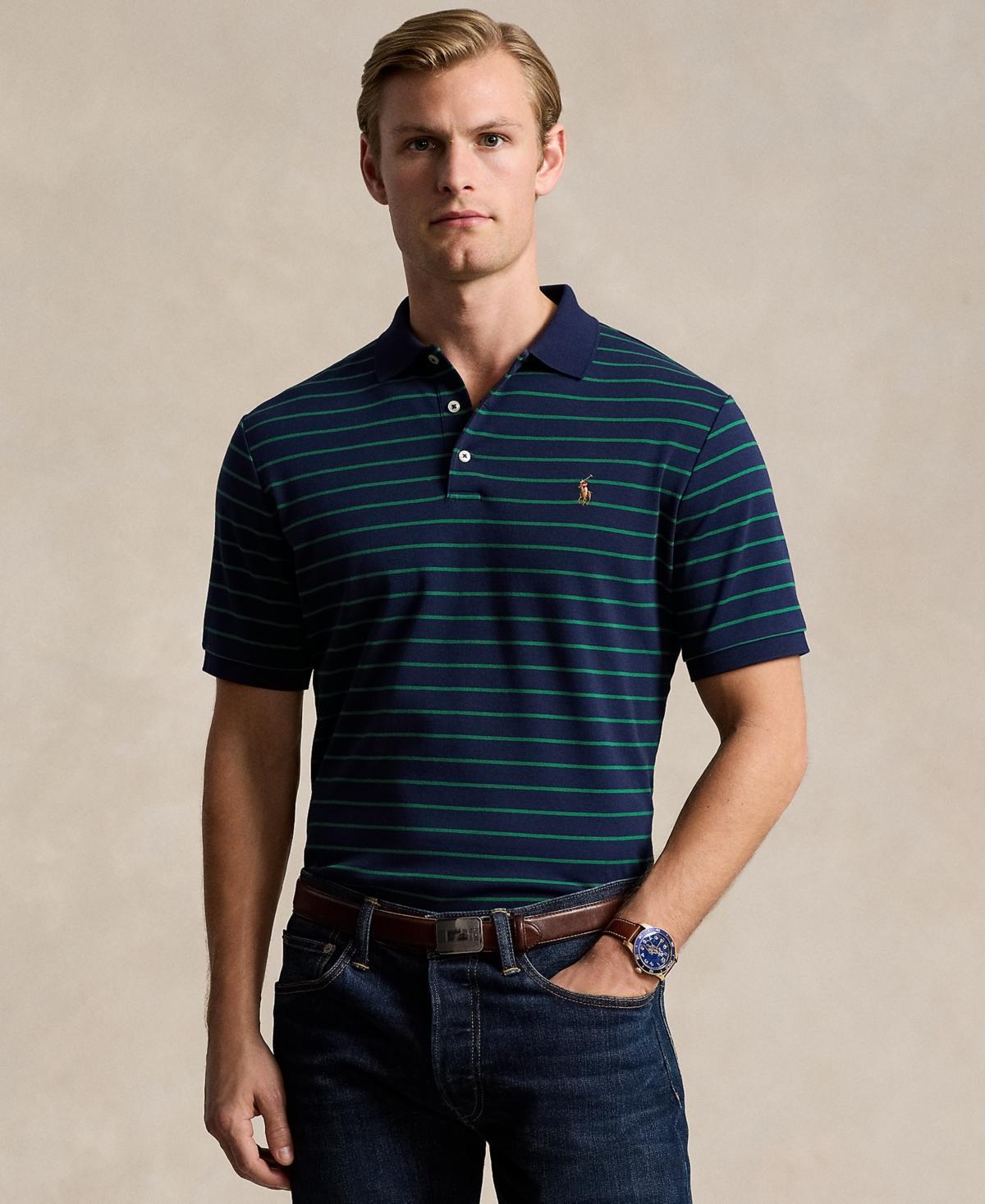 Mens Interlocked Cotton Logo Polo Product Image