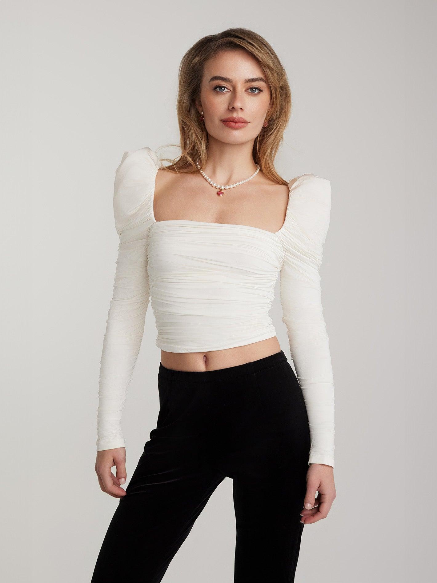 Brandy Top (White) (Final Sale) Product Image