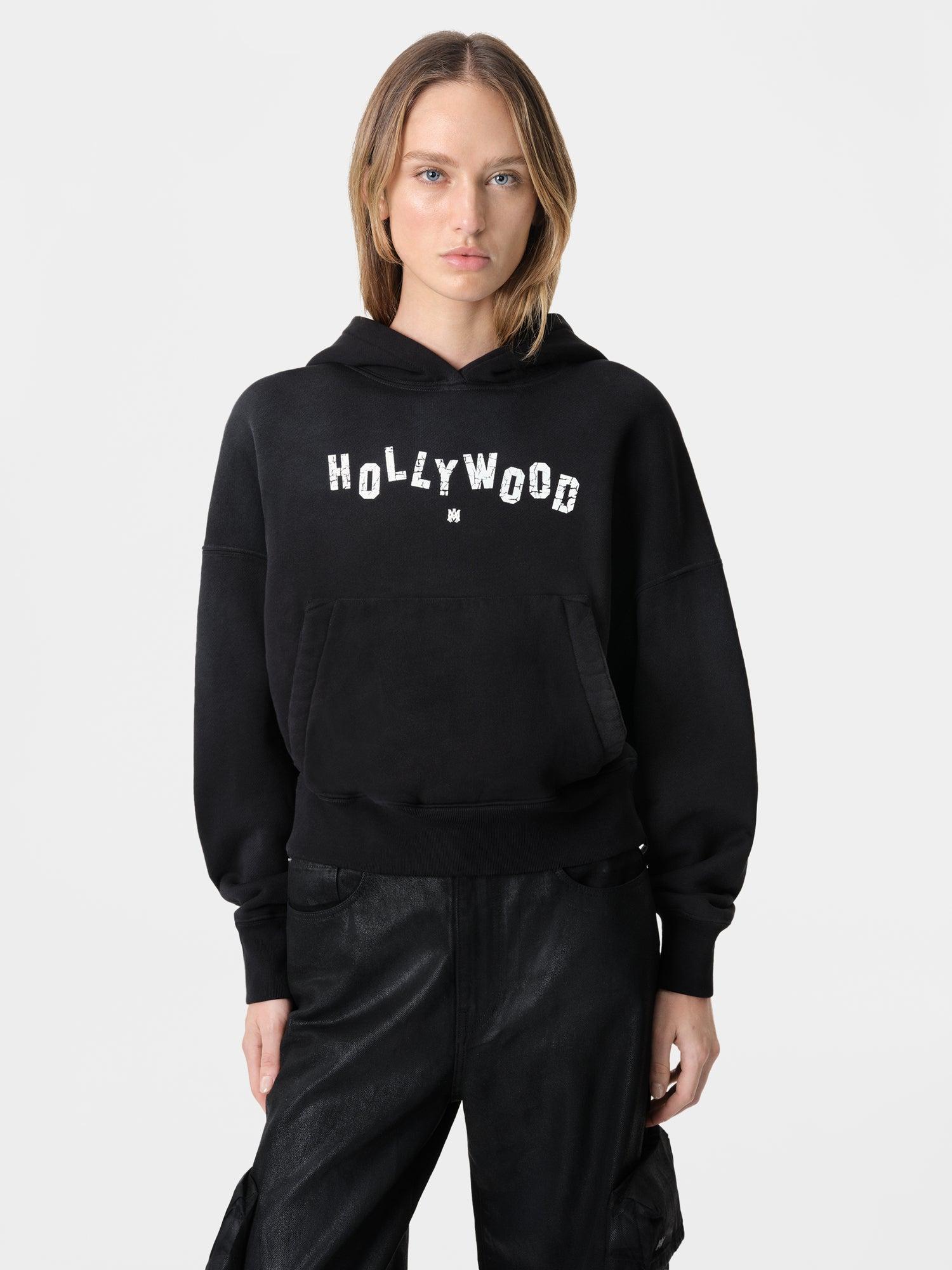 WOMEN - WOMEN'S HOLLYWOOD HOODIE - Faded Black Female Product Image