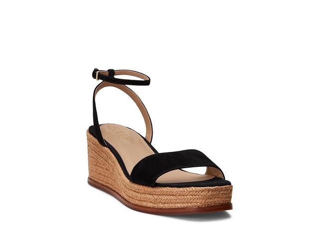 Lauren Ralph Lauren Womens Leona Espadrille Platform Wedge Sandals Product Image