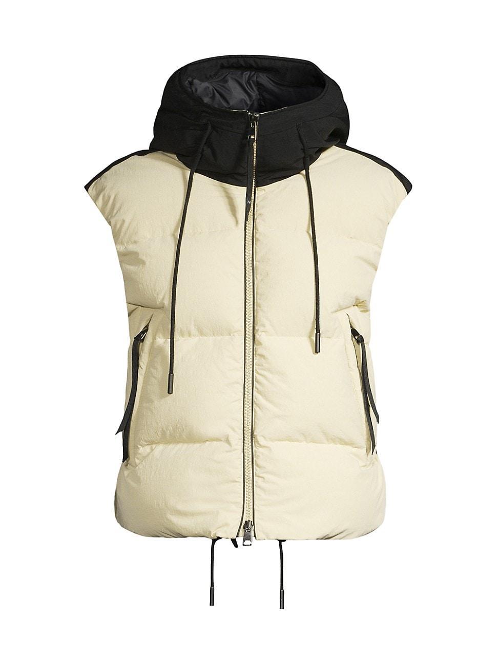 Mens Hooded Down Vest Product Image