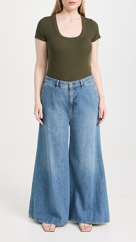 FRAME The Pixie Extra Wide Leg Jeans | Shopbop Product Image