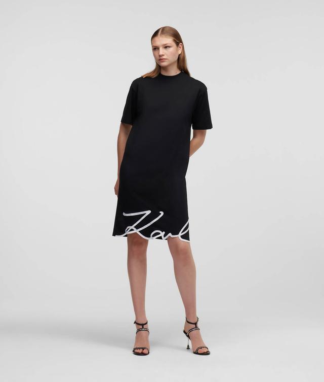 KARL SIGNATURE HEM T-SHIRT DRESS Product Image