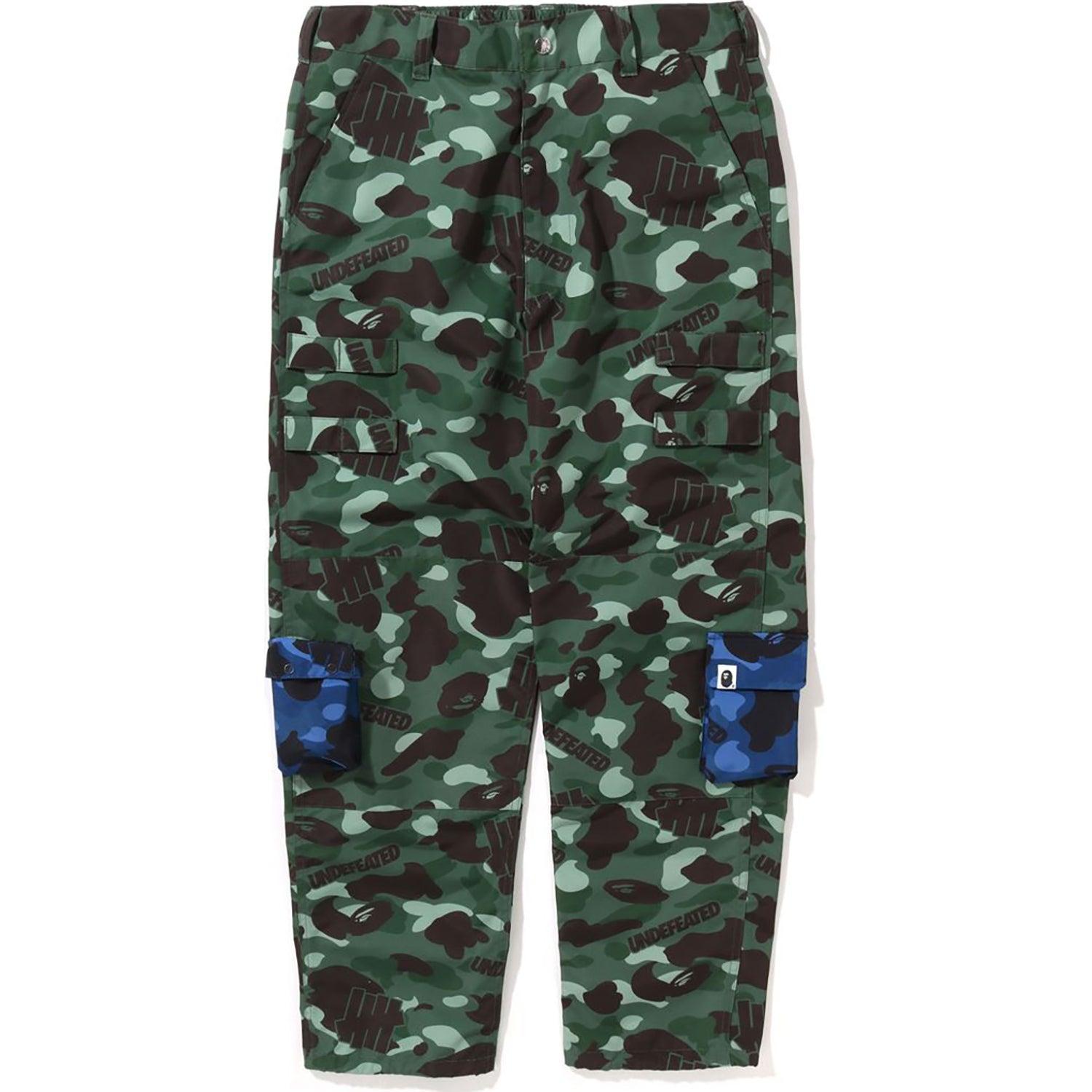 BAPE X UNDEFEATED MULTI POUCH POCKET PANTS MENS Male Product Image