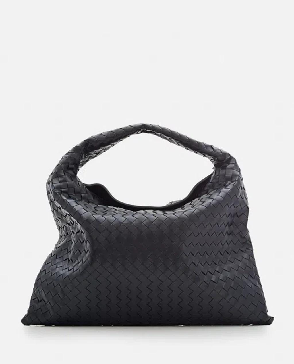 BOTTEGA VENETA Large Hop Hobo Shoulder Bag In Black Product Image