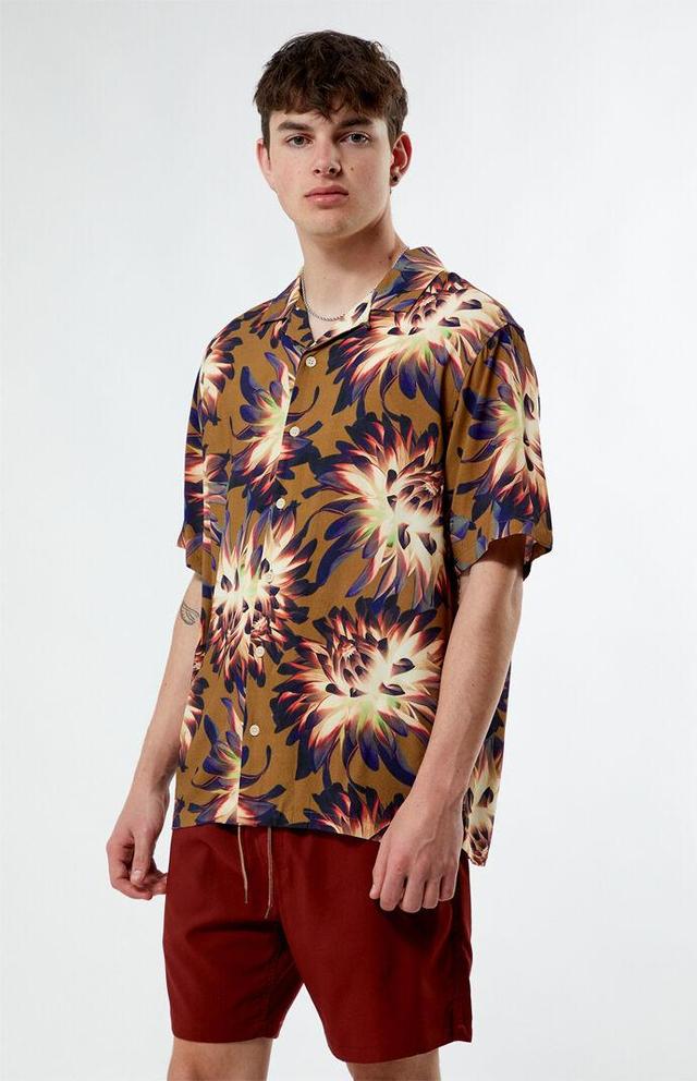 Men's Printed Camp Shirt - Product Image