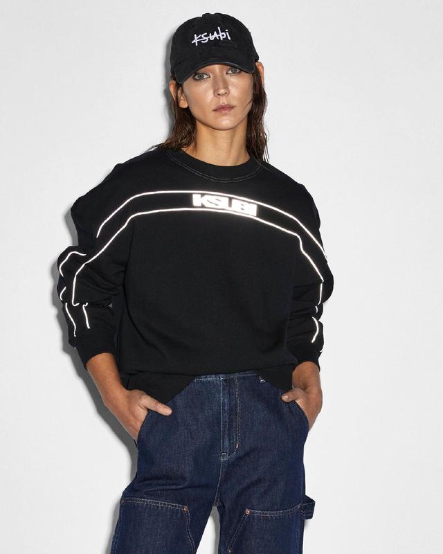 90S OH G CREW BLACK Female Product Image