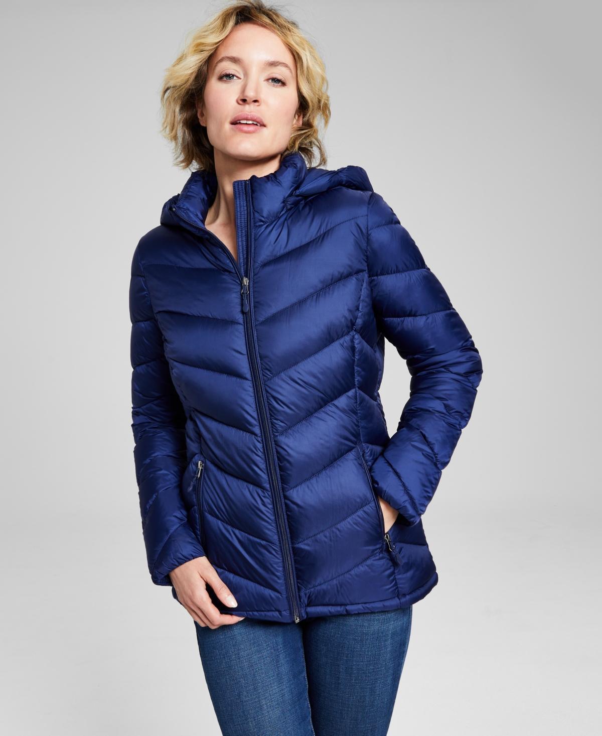 Charter Club Womens Packable Hooded Puffer Coat, Created for Macys Product Image