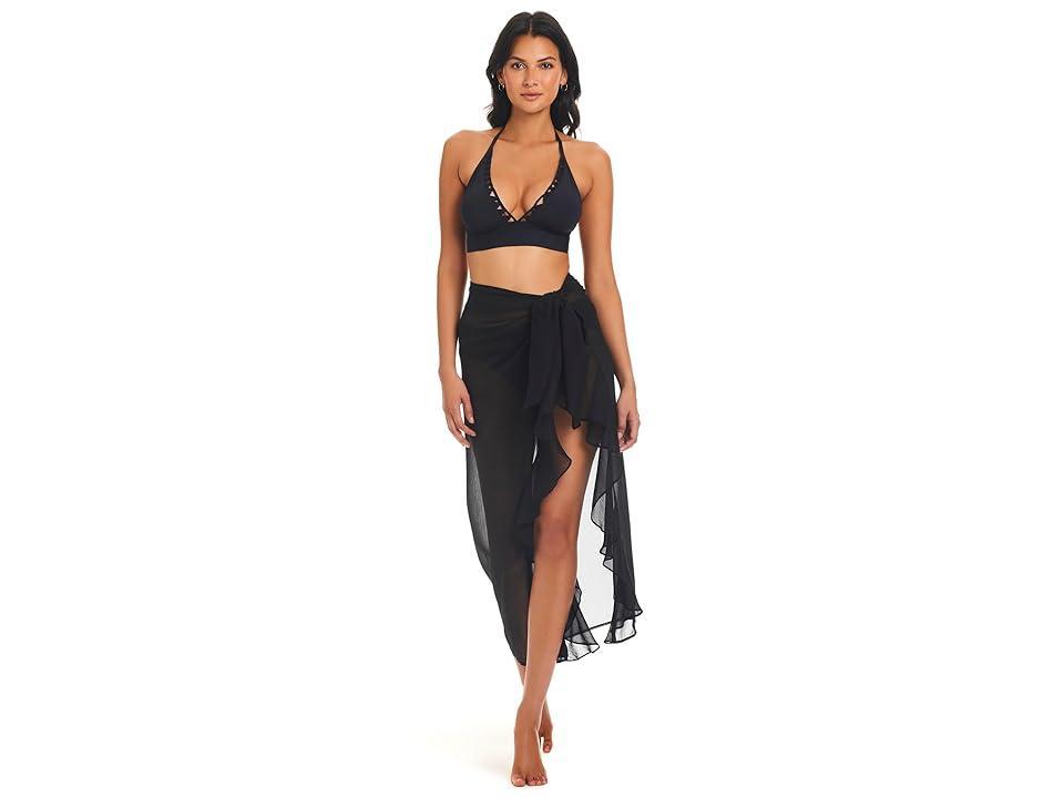 Bleu Rod Beattie Gypset Long Ruffle Sarong Women's Swimsuits One Piece Product Image