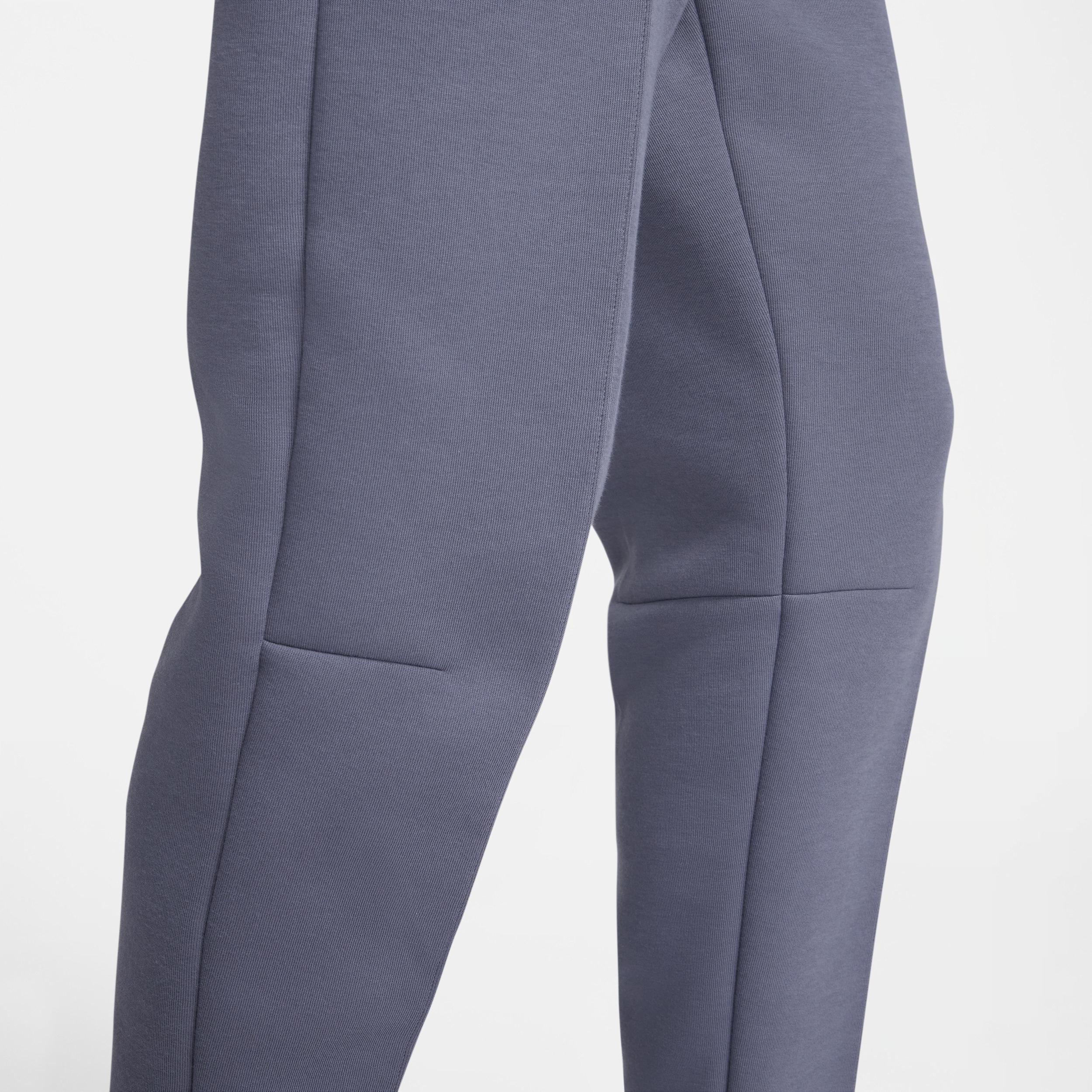 Nike Womens NSW Tech Fleece MR Joggers - Grey/Black Product Image