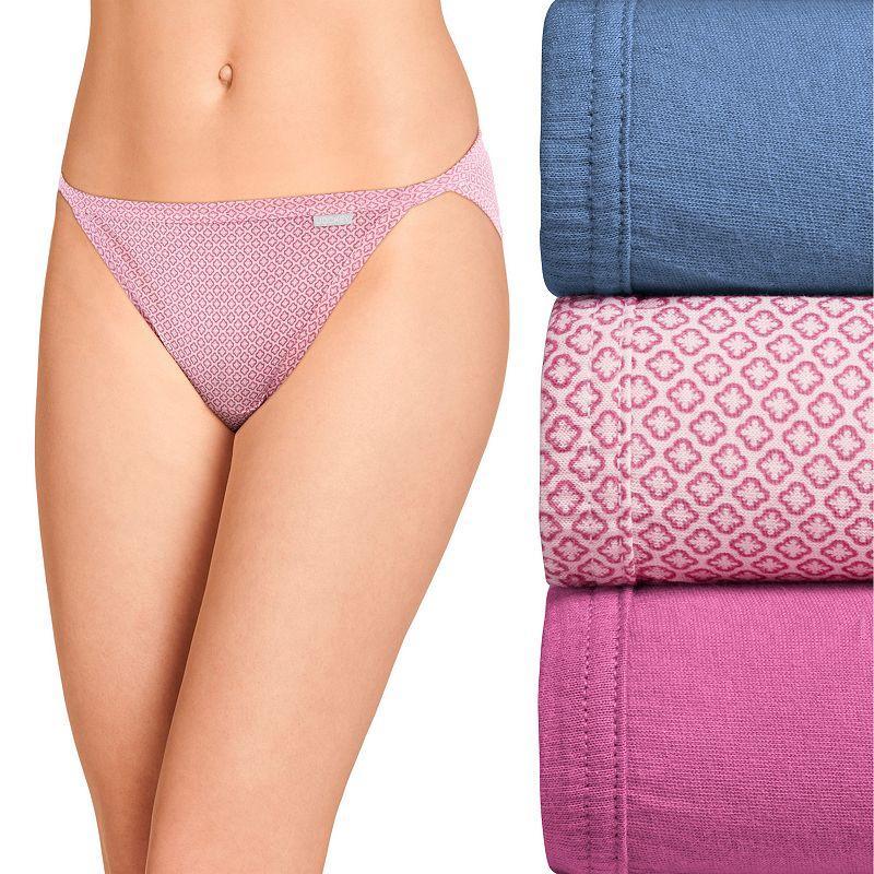 Womens Jockey Elance 3-pk String Bikini Panty Set 1483 Product Image