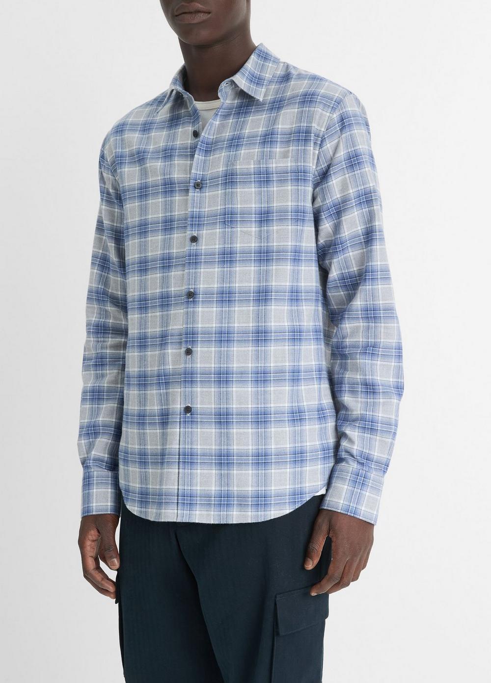 Vineyard Plaid Cotton Shirt Product Image