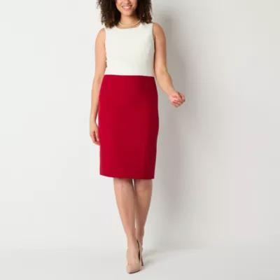 Evan Picone Womens Sleeveless Sheath Dress Product Image