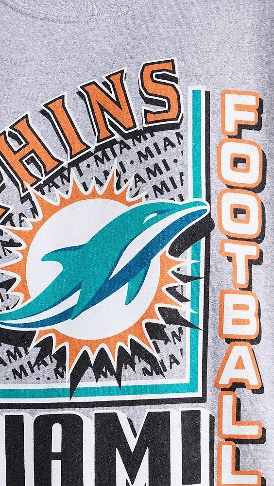 Junk Food Dolphins Backfield Crew Sweatshirt | Shopbop Product Image