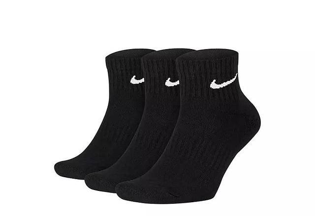 Nike Men's Large Quarter Socks 3 Pairs Product Image