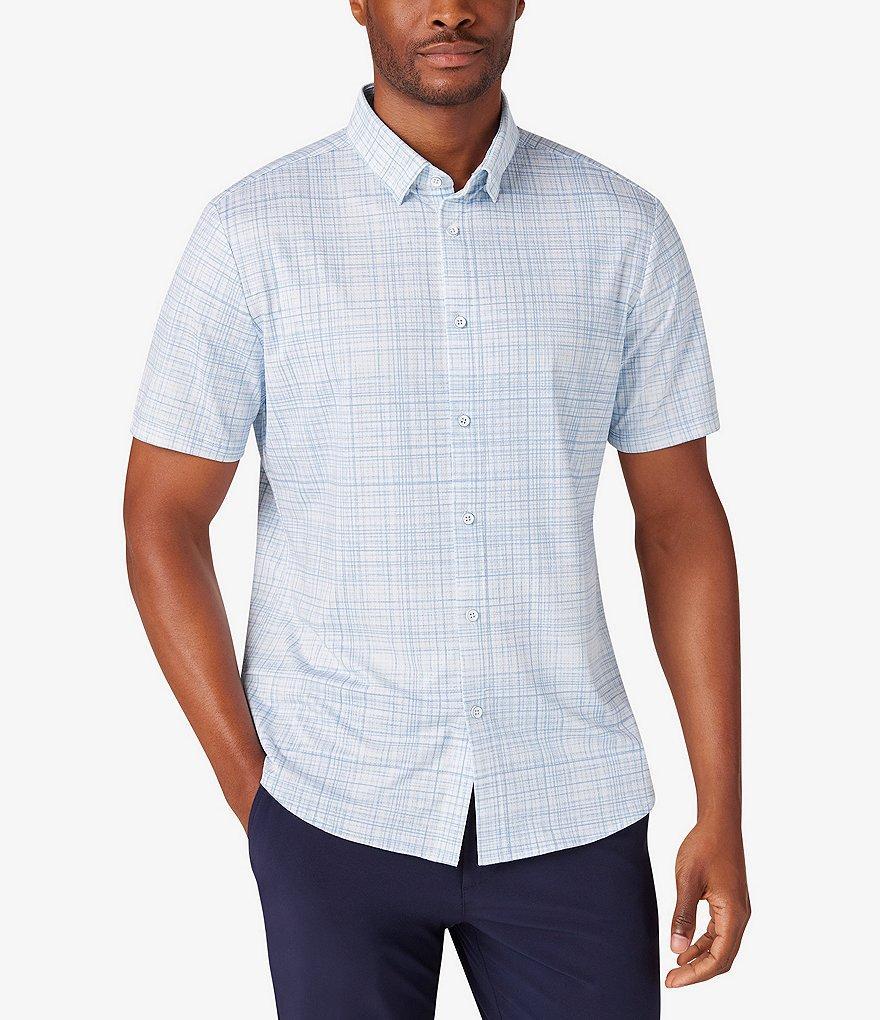 Mizzen+Main Performance Stretch Halyard Plaid Short Sleeve Woven Shirt Product Image