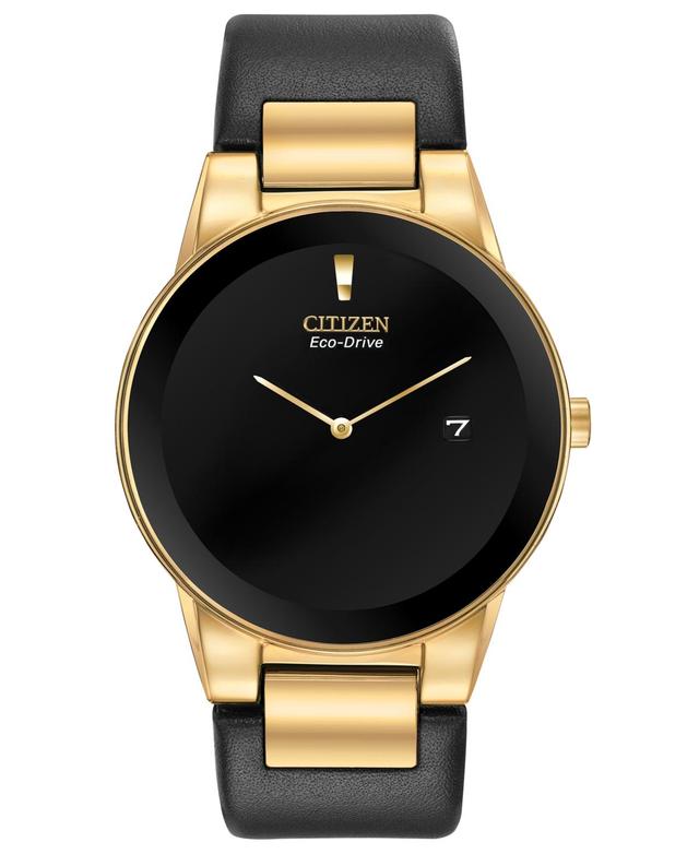 Citizen Men's Axiom Black Leather Strap Watch Product Image