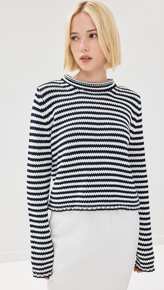 La Ligne Fine Stripe Mini Marina Sweater | Shopbop Product Image