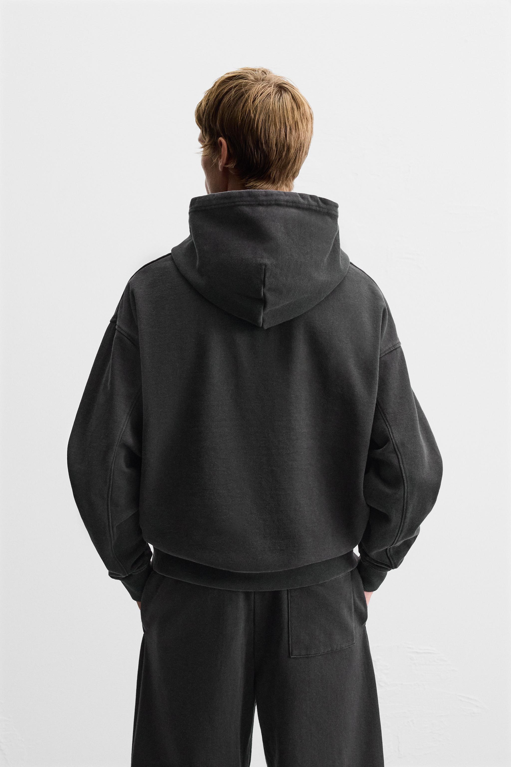 BOXY FIT WASHED SWEATSHIRT Product Image