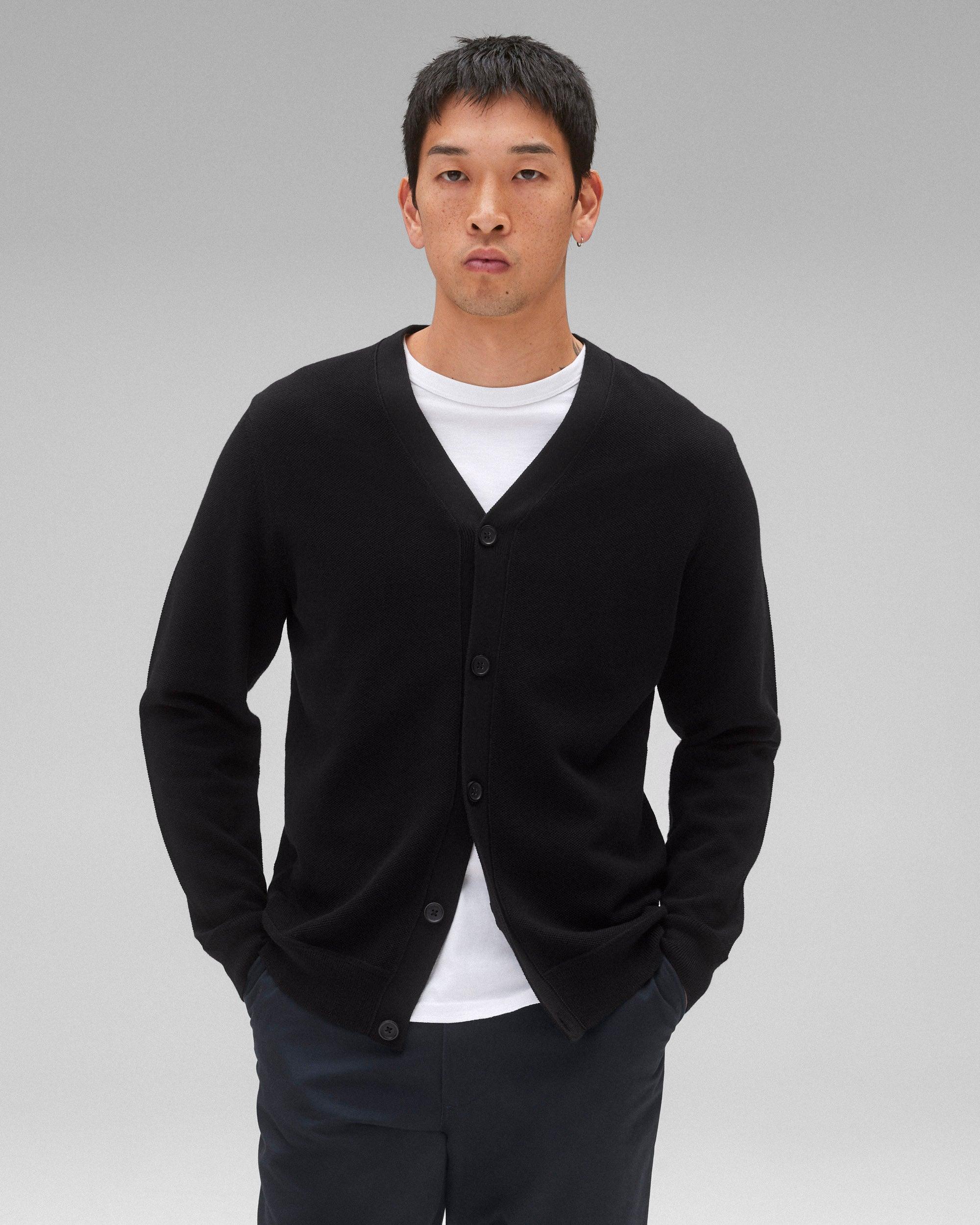 Supima Pique Ace Cardigan Male Product Image