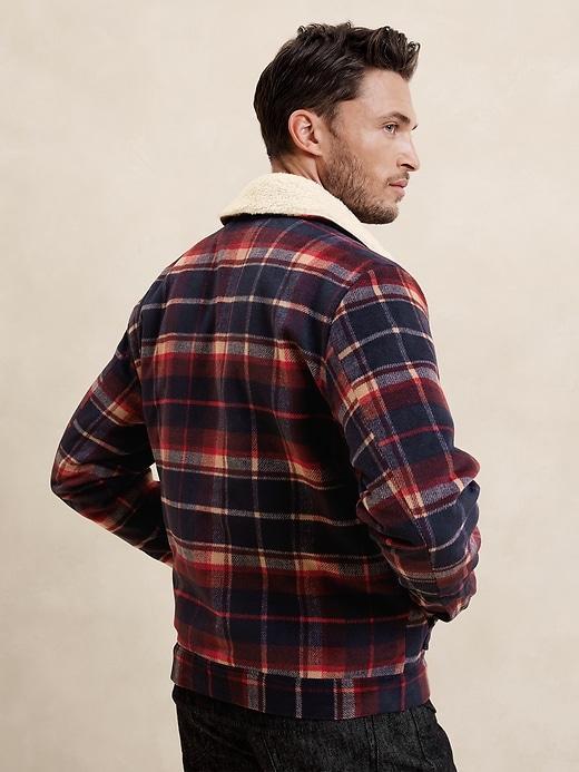 Sherpa Plaid Jacket Product Image