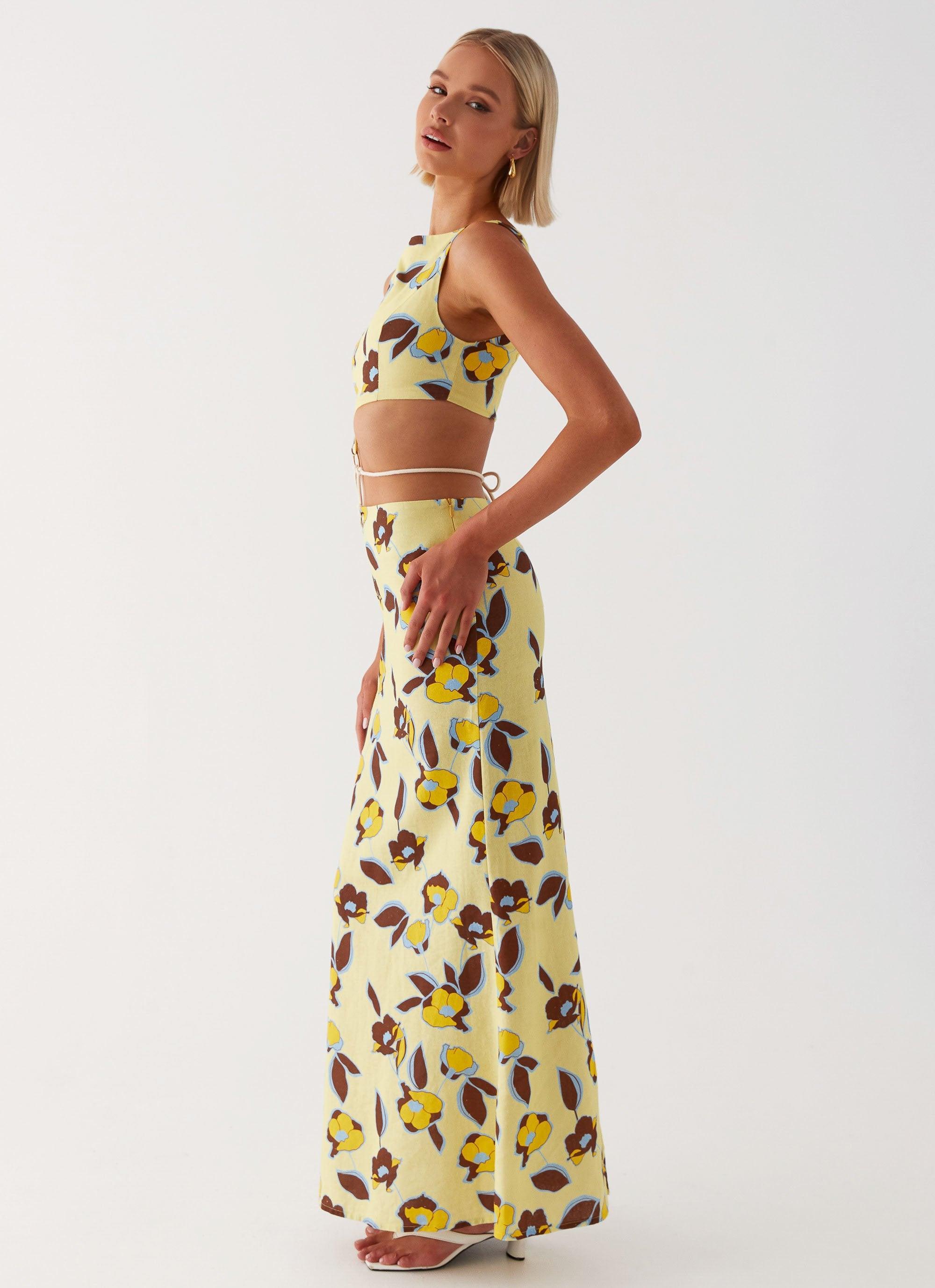 Taryn Cut Out Maxi Dress - Primrose Product Image