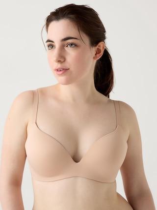 Womens Wireless Bra 3D Hold Beige 30/32 D DD UNIQLO US Product Image