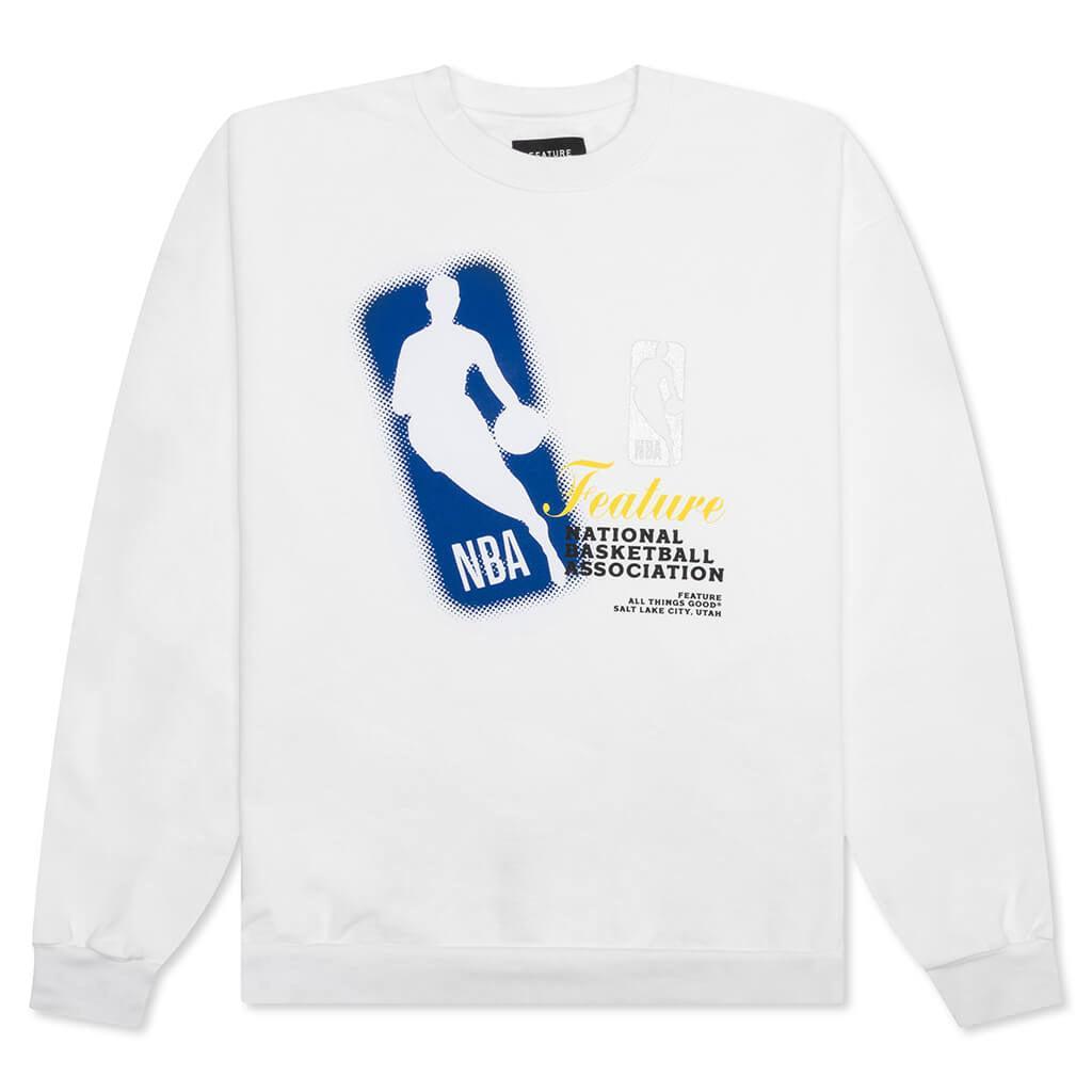 NBA Already Platinum Crewneck Sweater - White Male Product Image