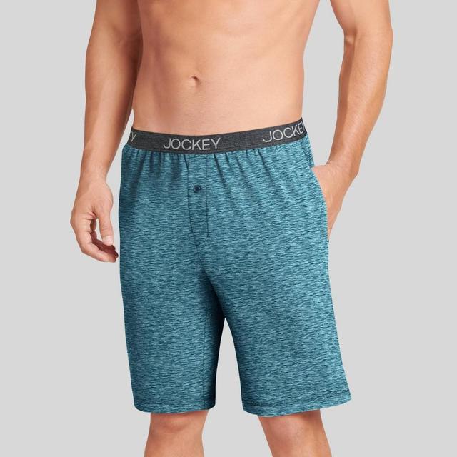 Jockey Generation Mens 9 Ultrasoft Pajama Shorts - Aqua Blue XL Product Image