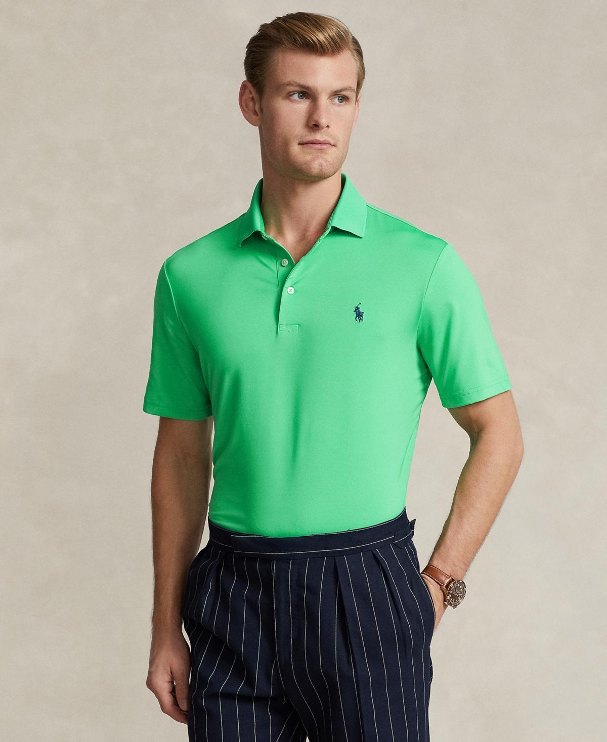 Classic Fit Polo Shirt In Drk Grn Ht Product Image