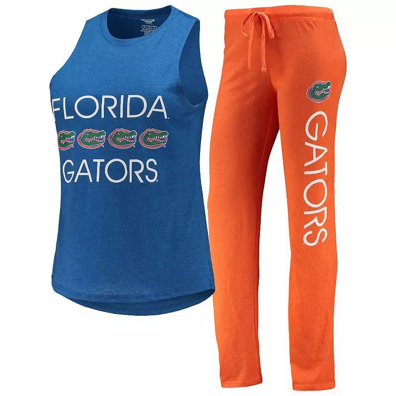 Womens Concepts Sport /Royal Florida Gators Tank Top & Pants Sleep Set Product Image