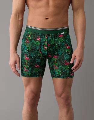 AEO Men's Tropical Flamingos 6" Ultra Soft Boxer Brief Product Image