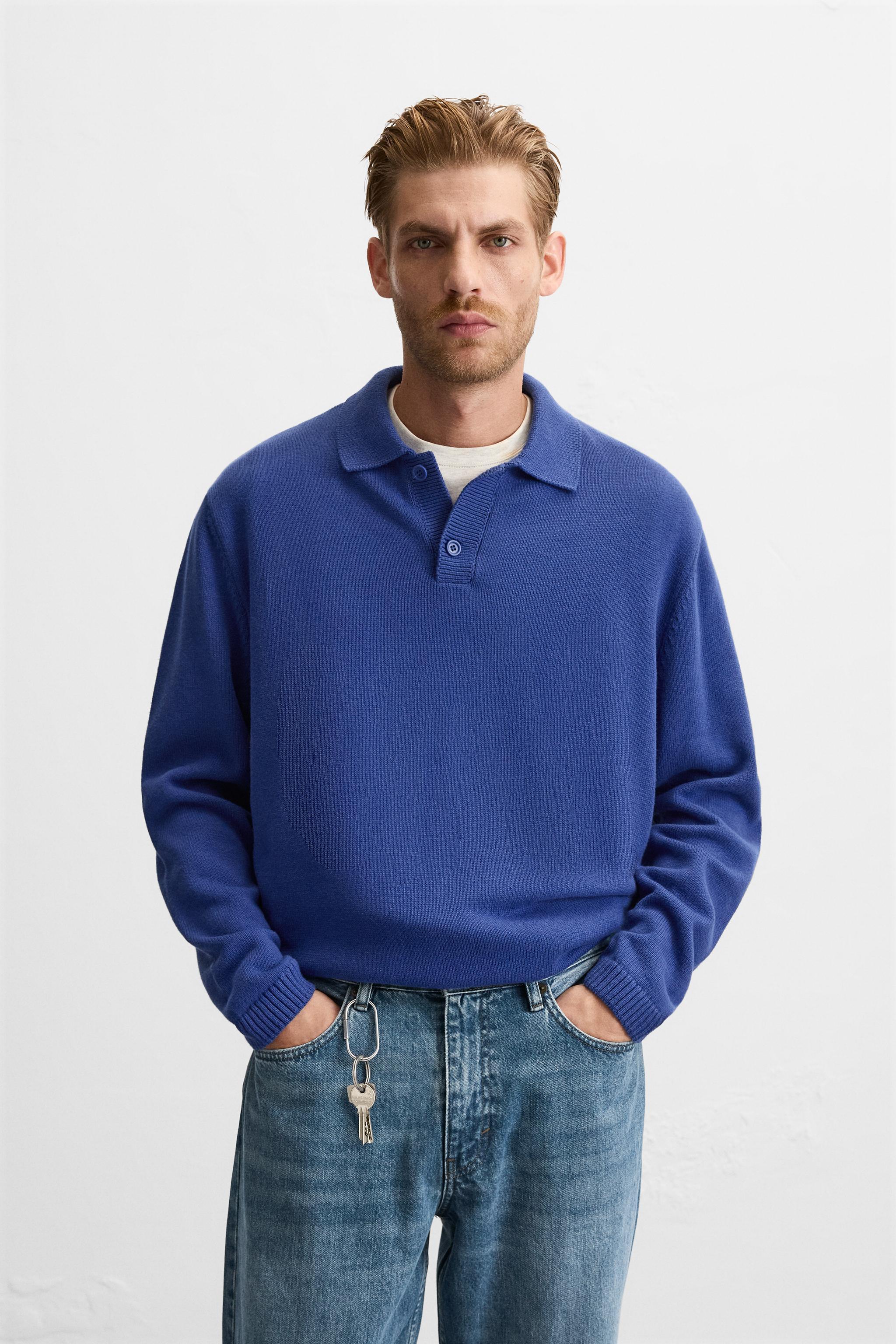 KNIT COTTON POLO SHIRT Product Image