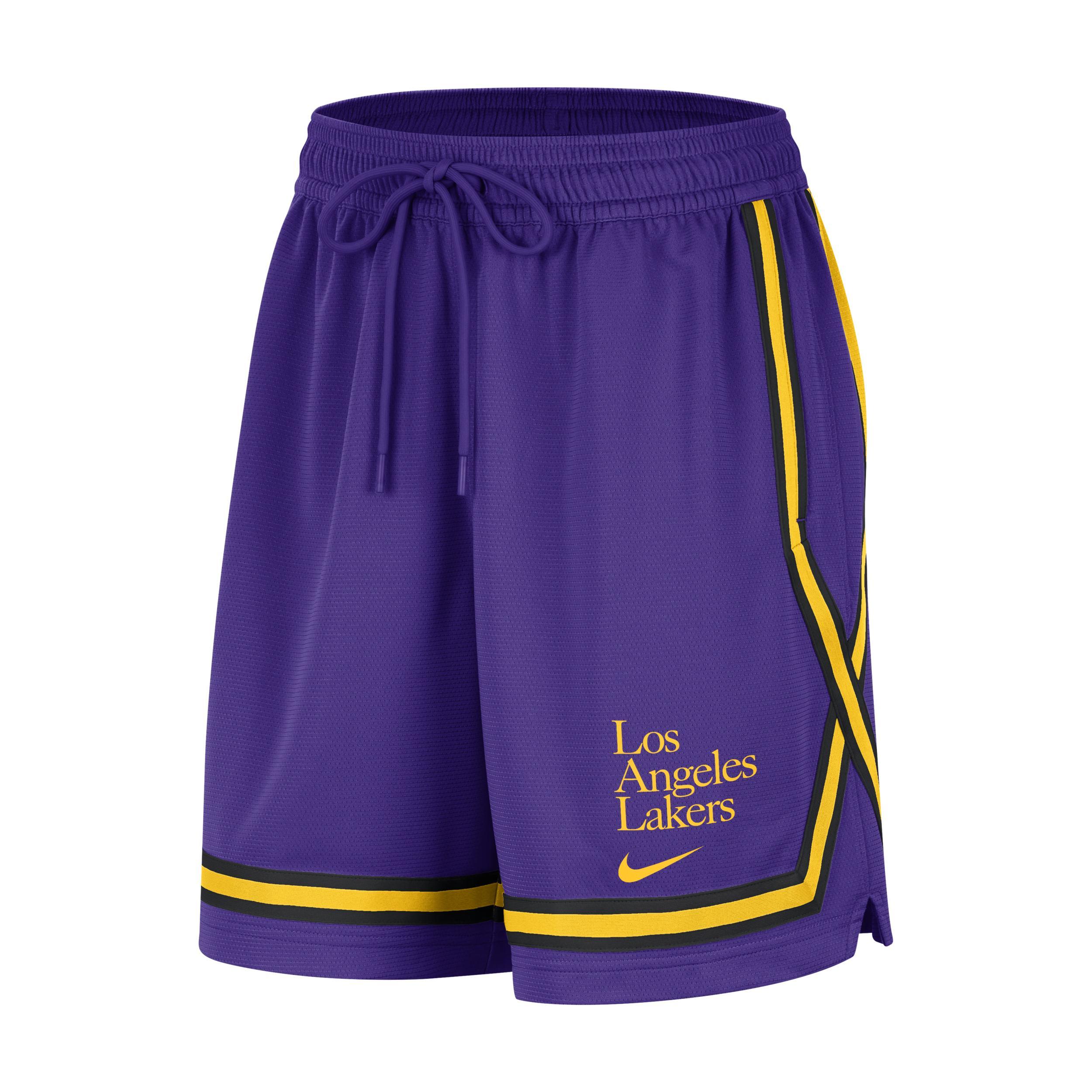 Los Angeles Lakers Fly Crossover Nike Women's Dri-FIT NBA Basketball Graphic Shorts Product Image