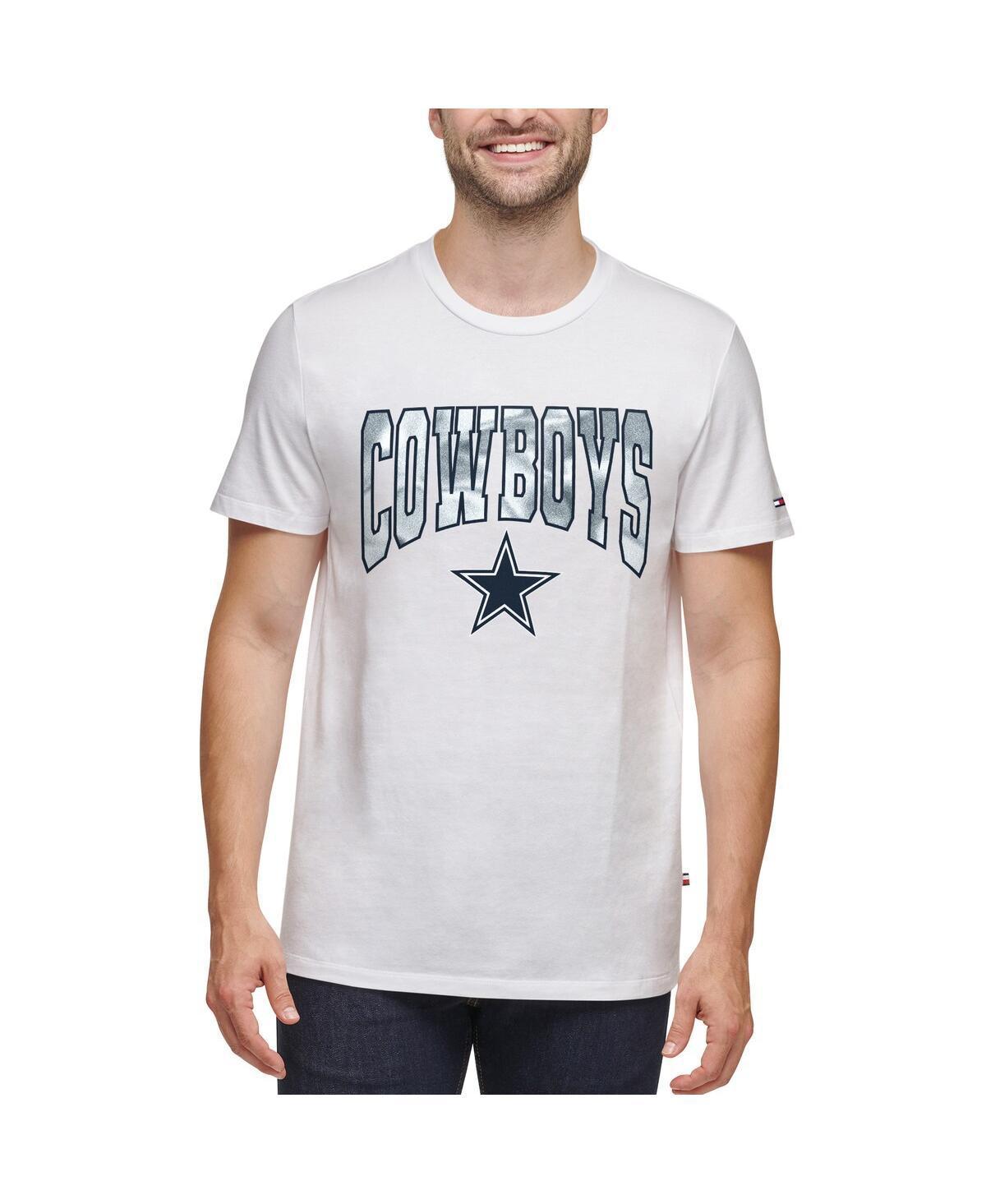 Mens Tommy Hilfiger White Dallas Cowboys Embroidered Patch T-shirt Product Image