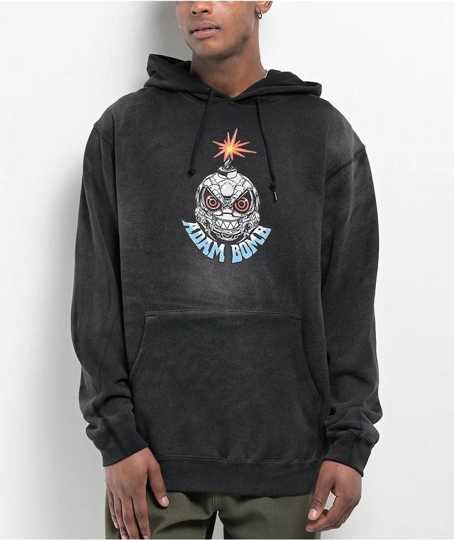 Adam Bomb Metal Black Wash Hoodie Product Image